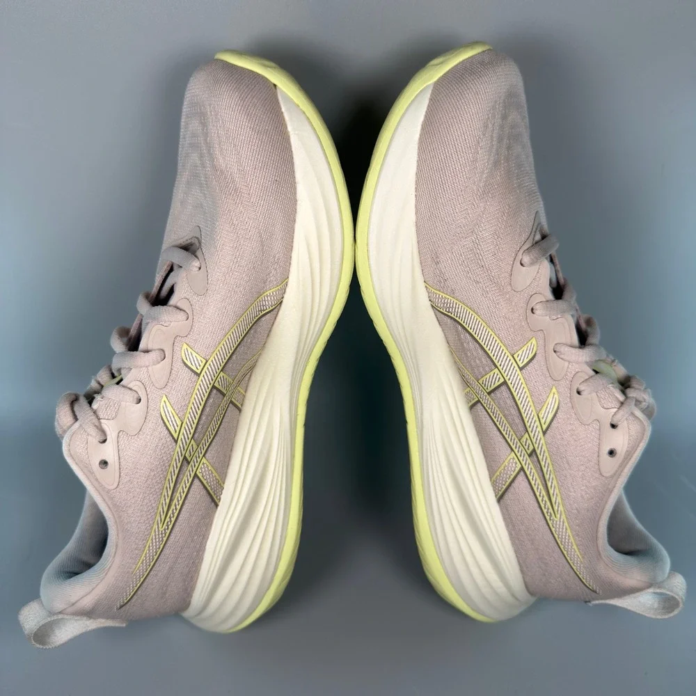 Asics Gel Cumulus 27 Womens 7.5 7 1/2 Running Shoes Beige White Trainer Sneakers - Picture 9 of 16